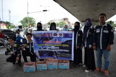 HMF UNPAB Ikut Serta Menggalang Dana UNTUK Korban Gempa Lombok