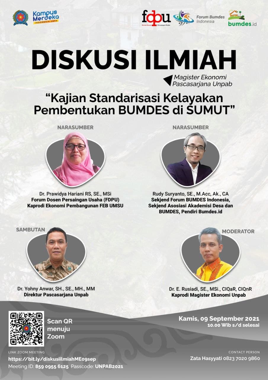 Diskusi Ilmiah: Kajian Standarisasi Kelayakan Pembentukan BUMDES di SUMUT diskusi-ilmiah-kajian-standarisasi-kelayakan-pembentukan-bumdes-di-sumut_616061.jpg